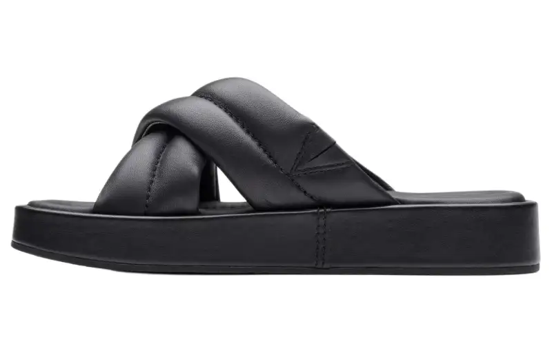 Clarks Slide Slippers Women's Black