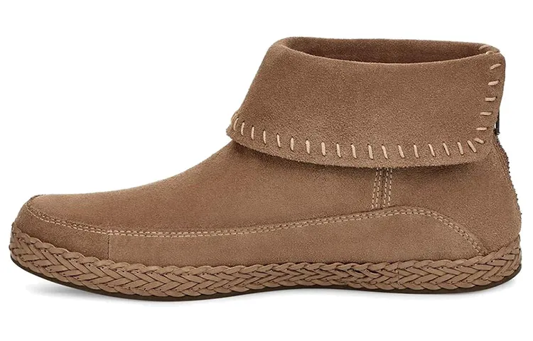 UGG Kavar Varney Fleece Lined Snow Boots Dark Brown Women's