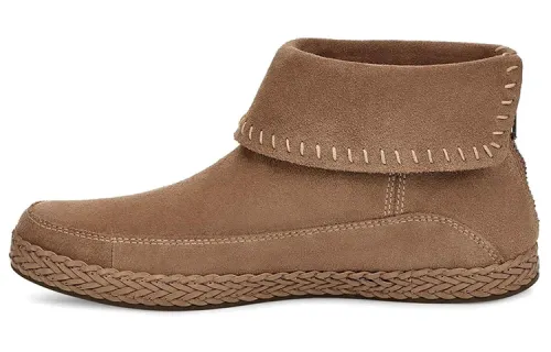 UGG Kavar Varney Fleece Lined Snow Boots Dark Brown Women's