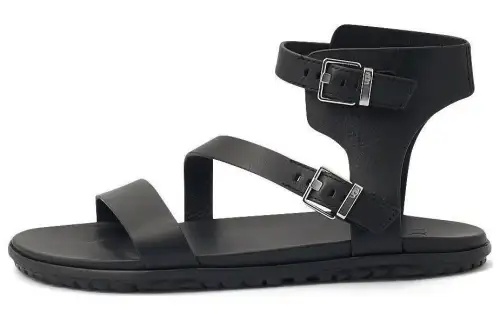 UGG Solivan Strap Leather Buckle Stylish Sandal Women's Black