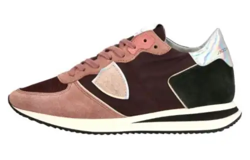 PHILIPPE MODEL Leather Low top Casual Shoes Women's Red