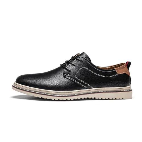 CARTELO Cow Split Leather Casual Leather Shoes Men's
