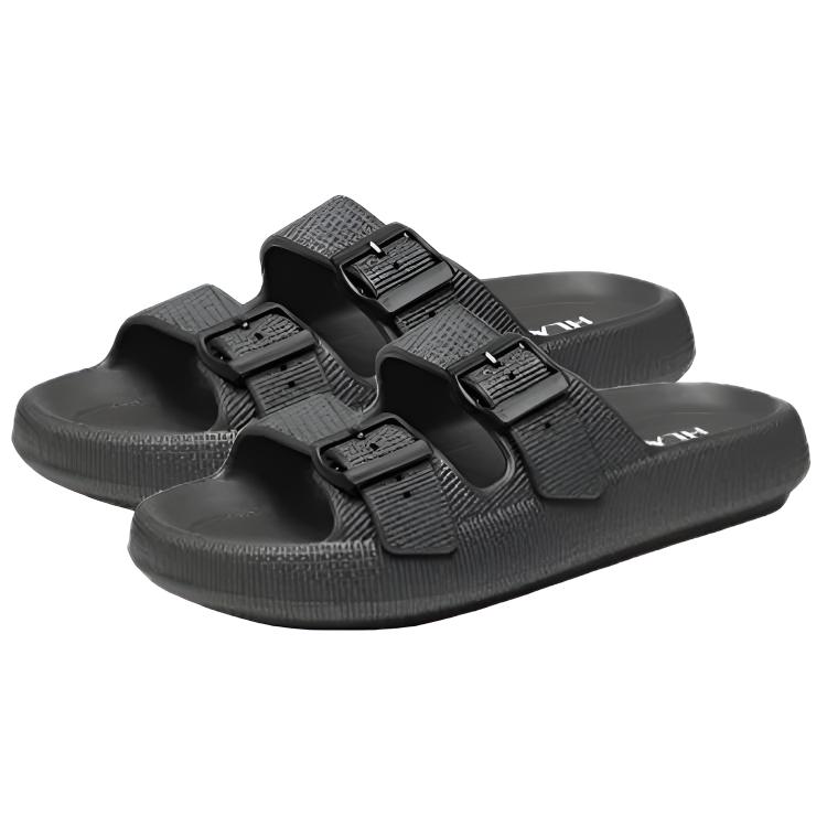 HLA Plastic Sole Quiet Slide Slippers Men's