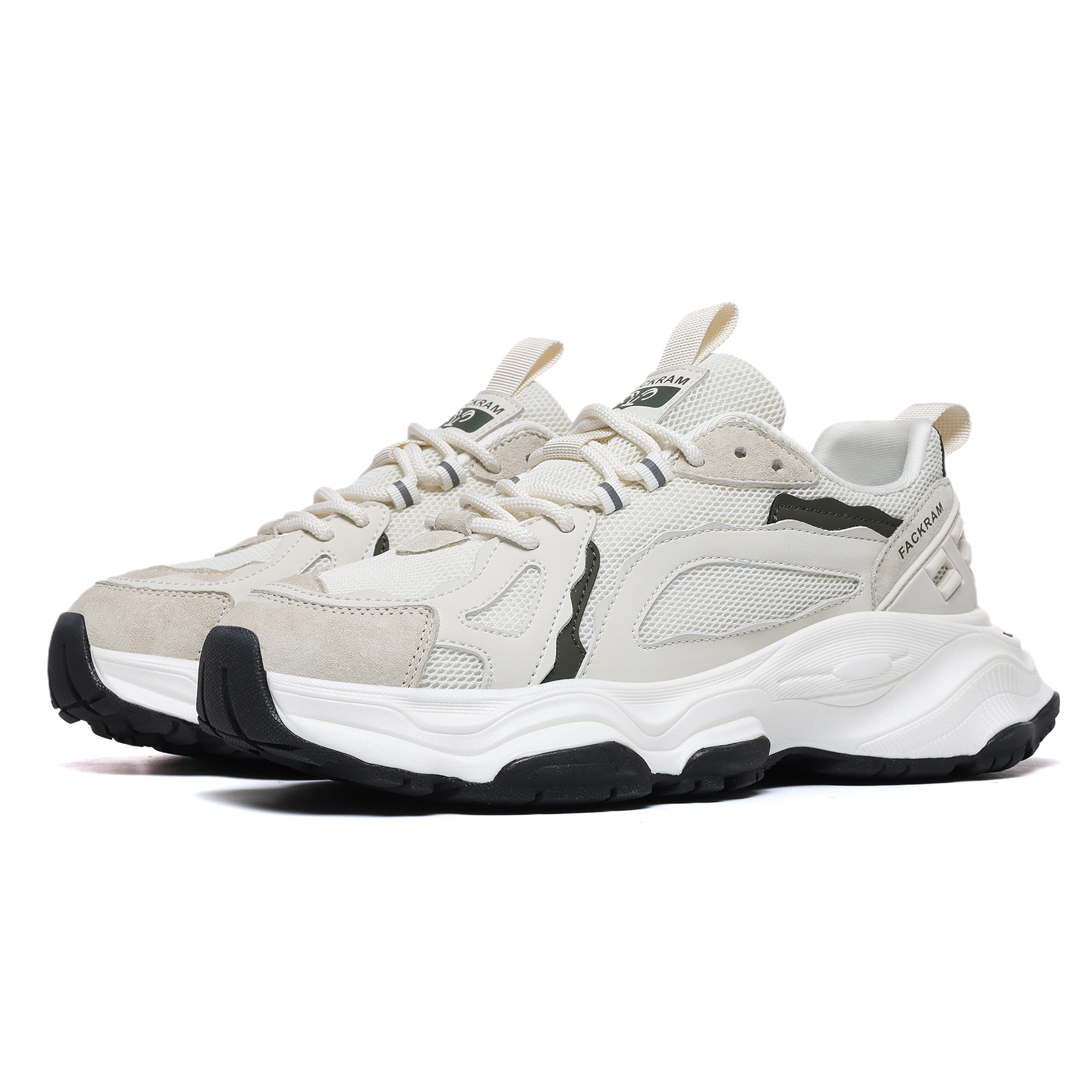 FACKRAM Mesh Low top Vintage Basketball Shoes Men’s