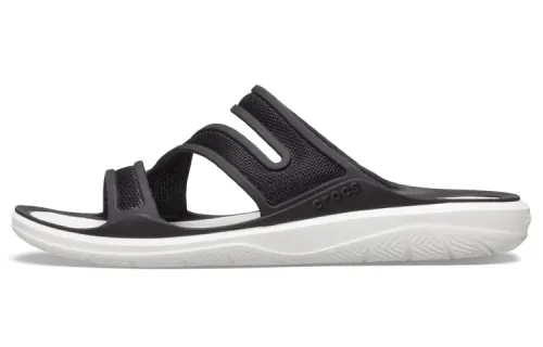 Crocs Swiftwater Slide Slippers Women's Black/White