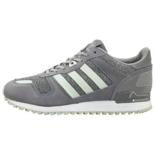 Adidas Originals ZX 700 Slip Resistant Abrasion Resistant Low top Casual Shoes Women's Gray Green