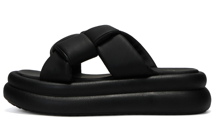 OMS Slide Slippers Women's Black/White