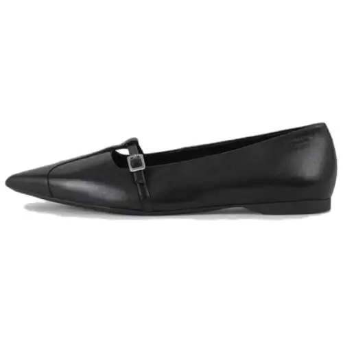 VAGABOND SHOEMAKERS Leather Comfortable Casual Shoes 1CM Women's Black