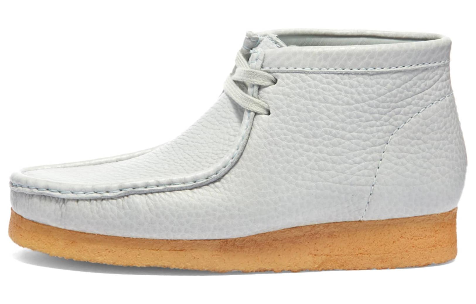 clarks Originals Wallabee Boot White Woven