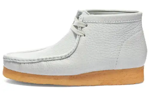 clarks Originals Wallabee Boot White Woven