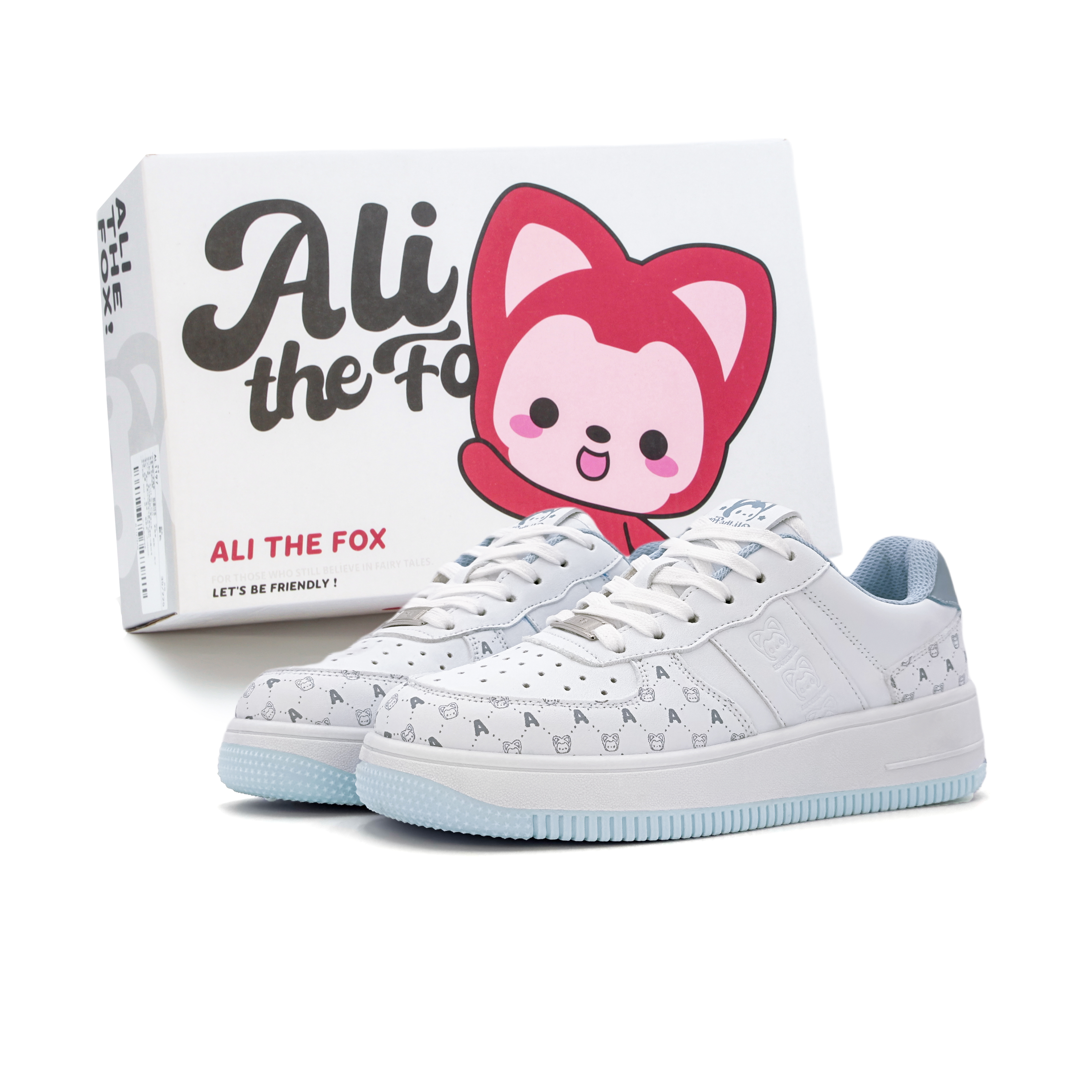 ALI THE FOX Air Force One bread shoes, microfiber leather, trendy and comfortable, classic temperament and versatile, non-slip, wear-resistant, lightweight, breathable and high-top, low-cut sneakers, women's style, milk tea powder
