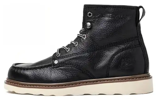 CAT Glenrock Mid Slip Resistant Abrasion Resistant Ankle Length Outdoor Boots Men's Black
