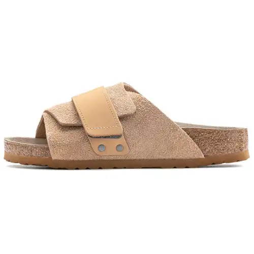 Birkenstock Abrasion Resistant Slide Slippers Women's Beige Narrow