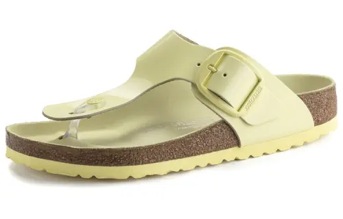 Birkenstock Leather Stylish Sandal Women's Yellow