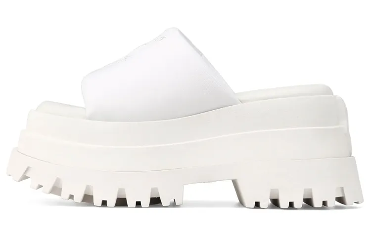 Naked Wolfe Abrasion Resistant Slip Resistant Slide Slippers Women's White