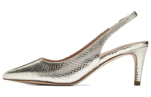 COLE HAAN Leather 6.5cm Slim Heel High Heels Women's Gold