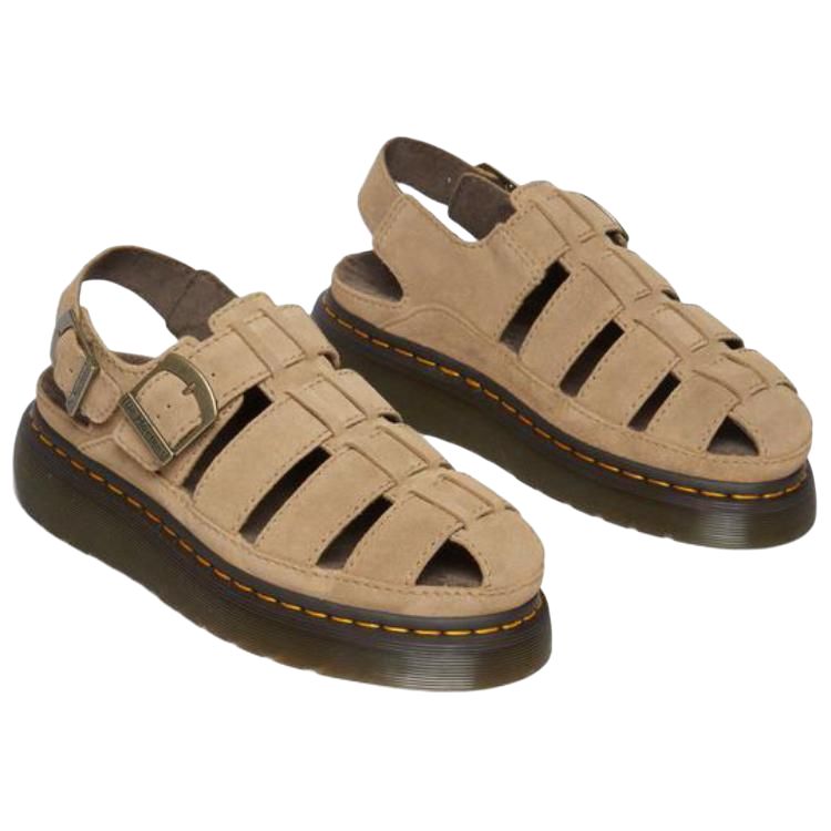 Dr.Martens Fabric Roman Sandals Women's Light Brown