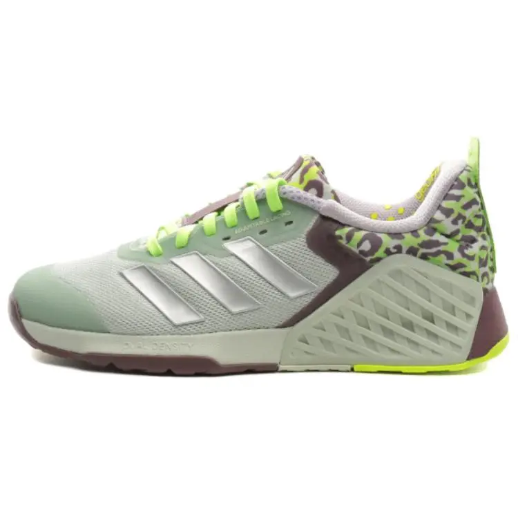 Adidas Dropset 3 Gfx Linen Green Silver Metallic Lucid Lemon Women's