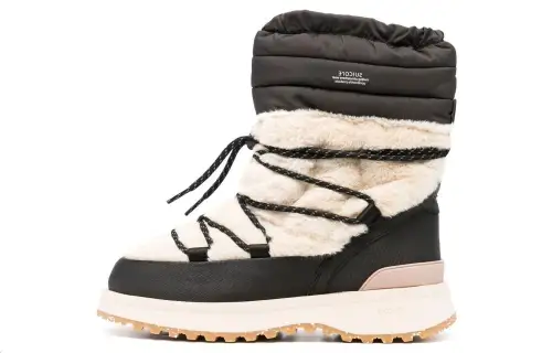 Suicoke Bower-ab-HI-Fur Boot Black Beige