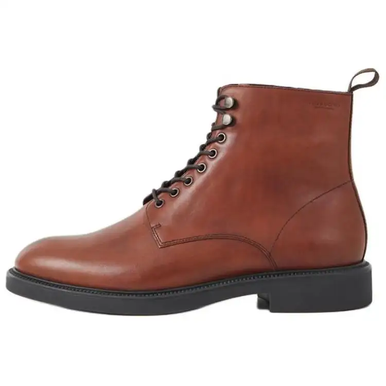 VAGABOND SHOEMAKERS Leather Comfortable Ankle Boots 3.3cm Men's Brown