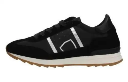 PHILIPPE MODEL Leather Low top Sports Casual Shoes Men's Black