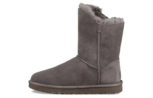 UGG Short Turnlock Snow Boots Gray Women's