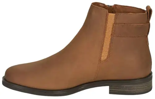 Clarks Memi Lo Ankle Boots 3cm Women's Brown