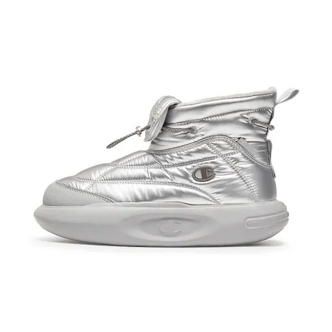 Champion Short Snow Boots Women's Silver White/Alloy Gray