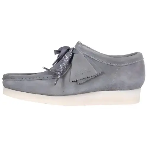 Clarks Originals Wallabee Boot Grey Suede Crepe