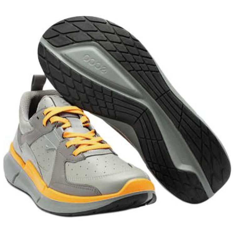 Ecco Biom 2.2 Cow Leather Cushioning Slip Resistant Low top Running Shoes Men’s Gray