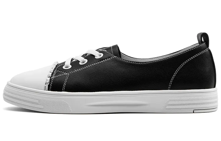 PACO GIL Canvas Shoes Women's Low Top Black