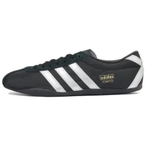 Billy's x Adidas Originals Tokyo Slip Resistant Abrasion Resistant Low top Casual Shoes Women's Black Silver