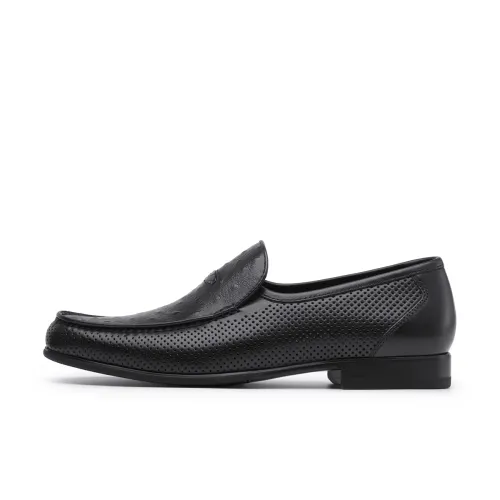 Chrisdien Deny Cow Leather Dress Shoes Men's Black