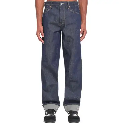 GUCCI Logo Patch Denim Trousers
