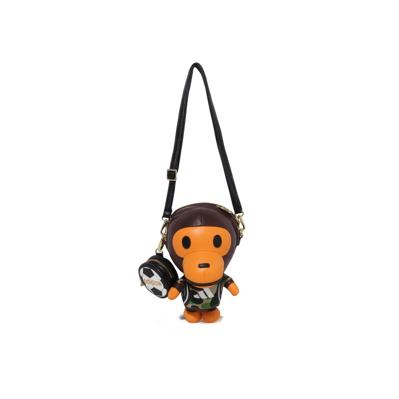 Сумка A BATHING APE X adidasBABY MILO (кофейная)