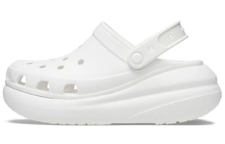 Crocs Crush Clog EVA Clogs Unisex White