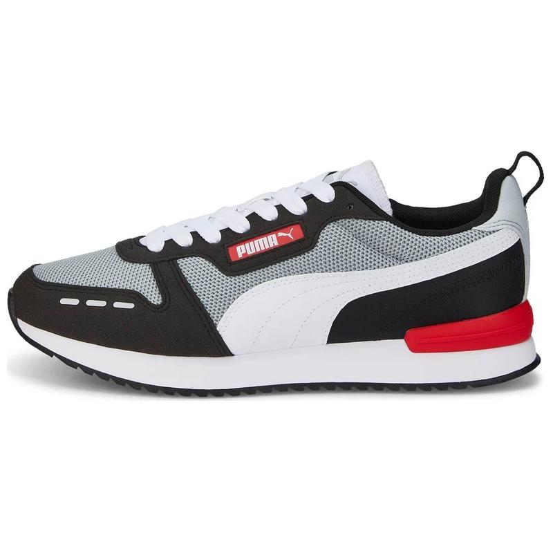 PUMA R78 Comfortable Abrasion Resistant Breathable Low top Casual Shoes Men's Gray Black