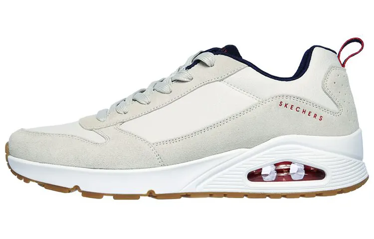 Skechers Uno Casual Shoes Men's Low Top Ecru