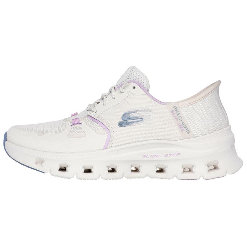 Skechers Glide Step Low top Casual Shoes Women’s White Purple