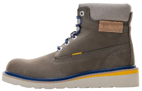 CAT Combat Boots Women's Gray Blue