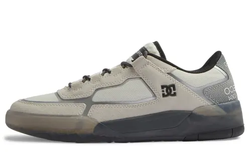 DC Shoes Metric Slip Resistant Abrasion Resistant Low top Skateboard Shoes Men's Gray