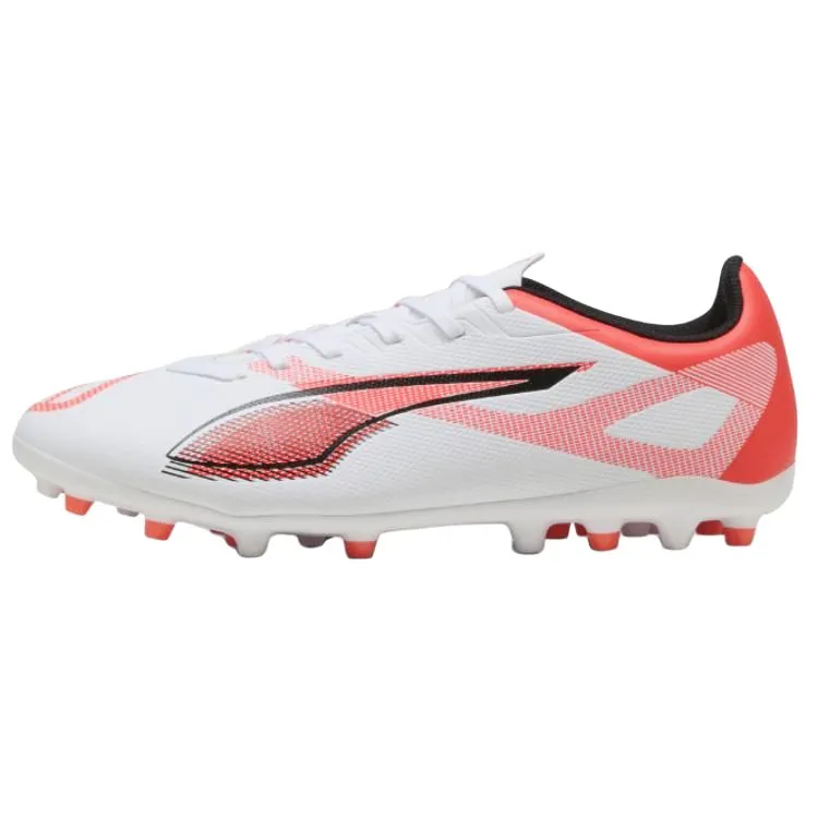 PUMA Ultra 5 Play Abrasion Resistant Soccer Shoes Men's White Red