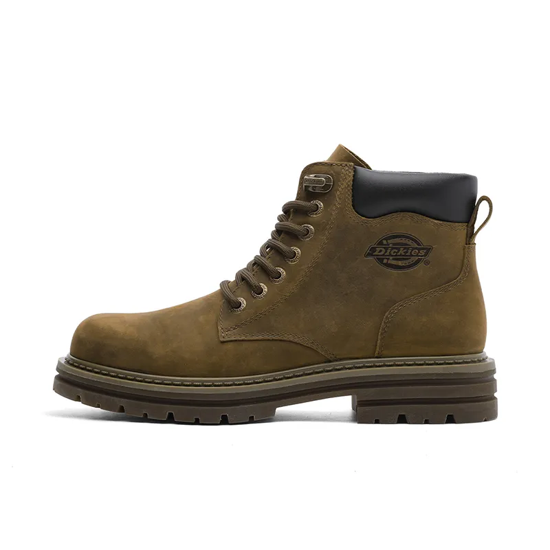 Dickies Short Combat Boots Men's Dark Brown