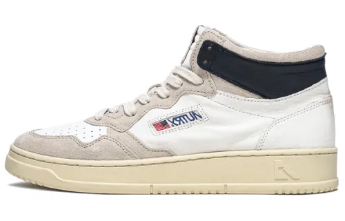 AUTRY Stylish Skateboarding Shoes Men's White Gray Blue