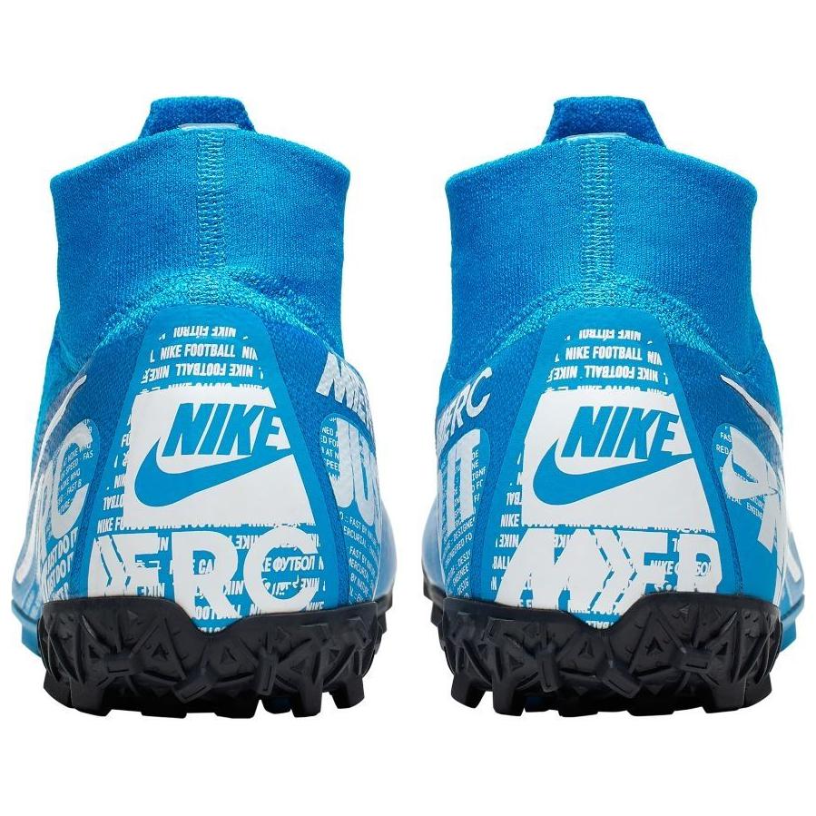 Бутсы Nike Mercurial Superfly 7 (сине-белые) — Синий / белый — фото 3