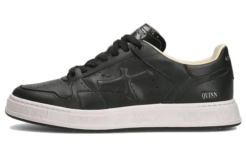 PREMIATA Leather Low top Skateboard Shoes Men's Black