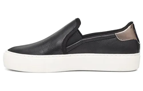 UGG Skateboard Shoes Women's Low Top Black/White