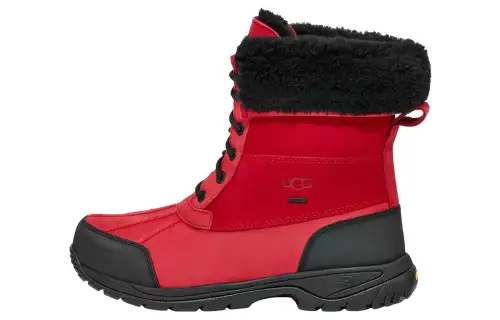 UGG Butte Samba Red Black
