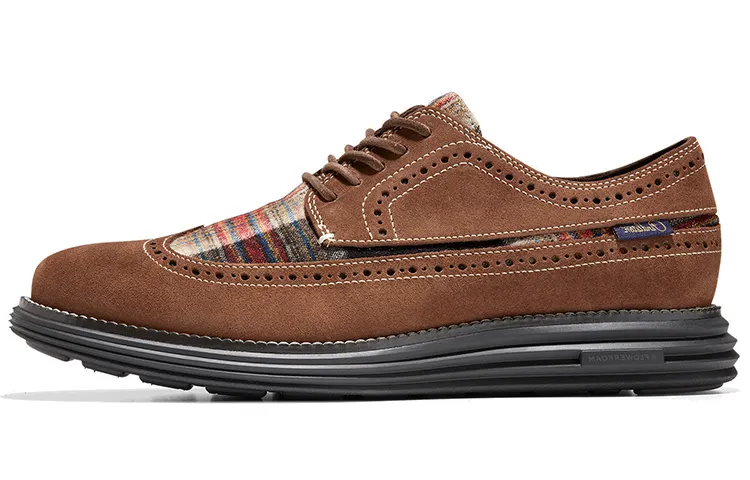 PENDLETON x COLE HAAN Top Grain Cow Leather Casual Leather Shoes Men's Brown