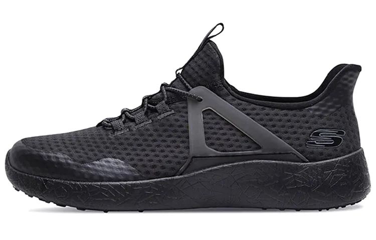 Skechers Burst Shinz Low Top Running Shoes Black